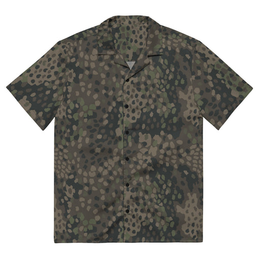 Pea Dot Erbsenmuster Pattern 44 CAMO Unisex Short-Sleeve Button Shirt - 2XS - Button-Up