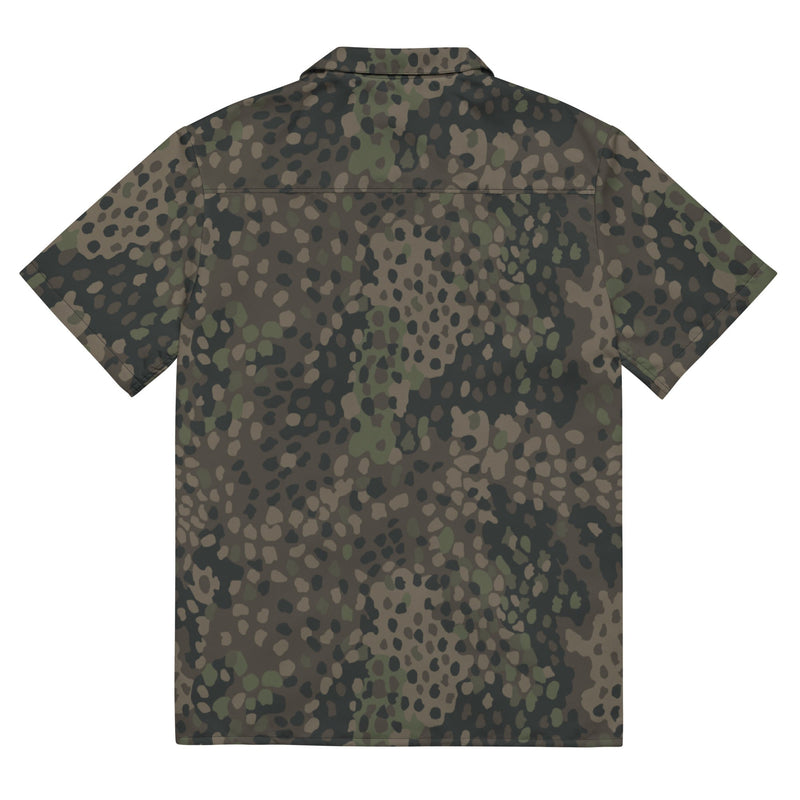 Pea Dot Erbsenmuster Pattern 44 CAMO Unisex Short-Sleeve Button Shirt - Button-Up