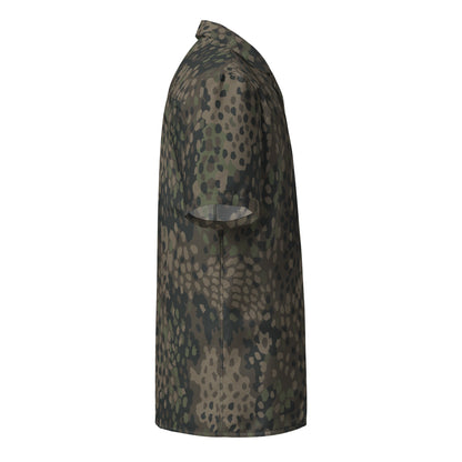 German Pea Dot Erbsenmuster Pattern 44 CAMO Unisex button shirt - Button Shirts