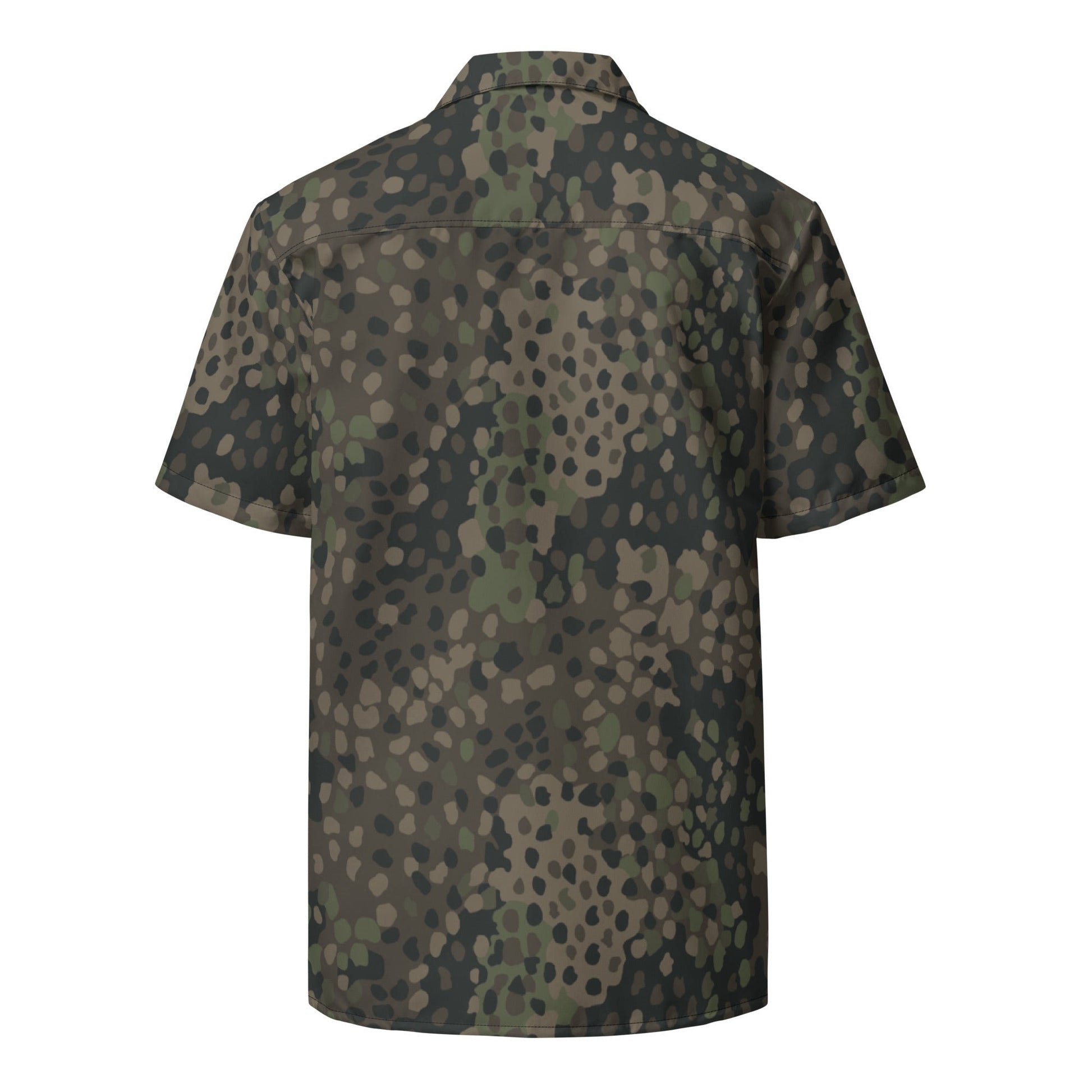 German Pea Dot Erbsenmuster Pattern 44 CAMO Unisex button shirt - Button Shirts