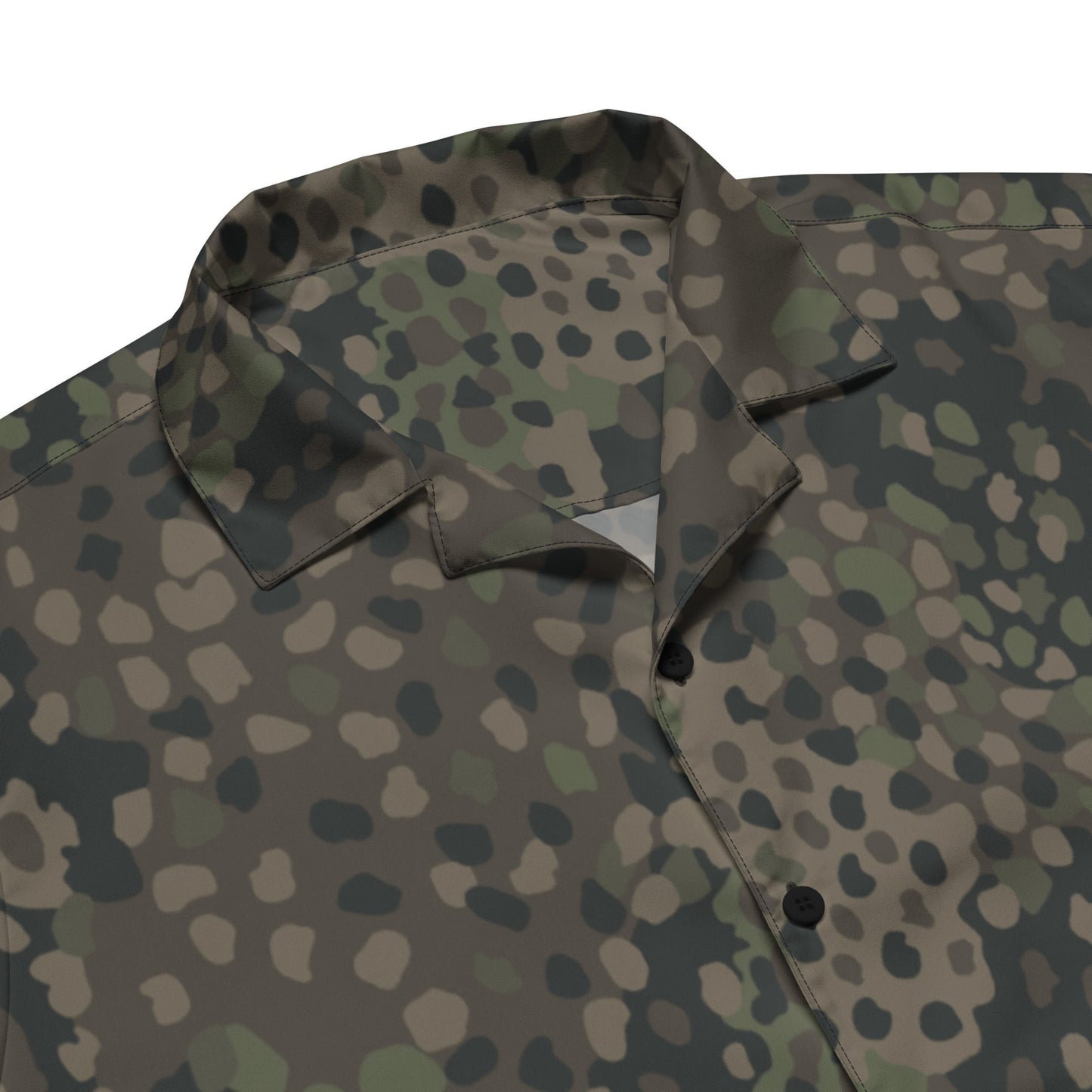 German Pea Dot Erbsenmuster Pattern 44 CAMO Unisex button shirt - Button Shirts