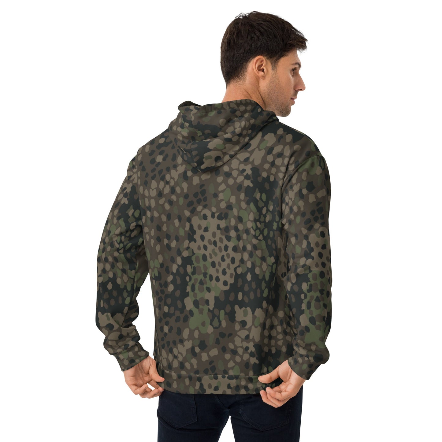 German Pea Dot Erbsenmuster Pattern 44 CAMO Unisex Hoodie - Hoodies