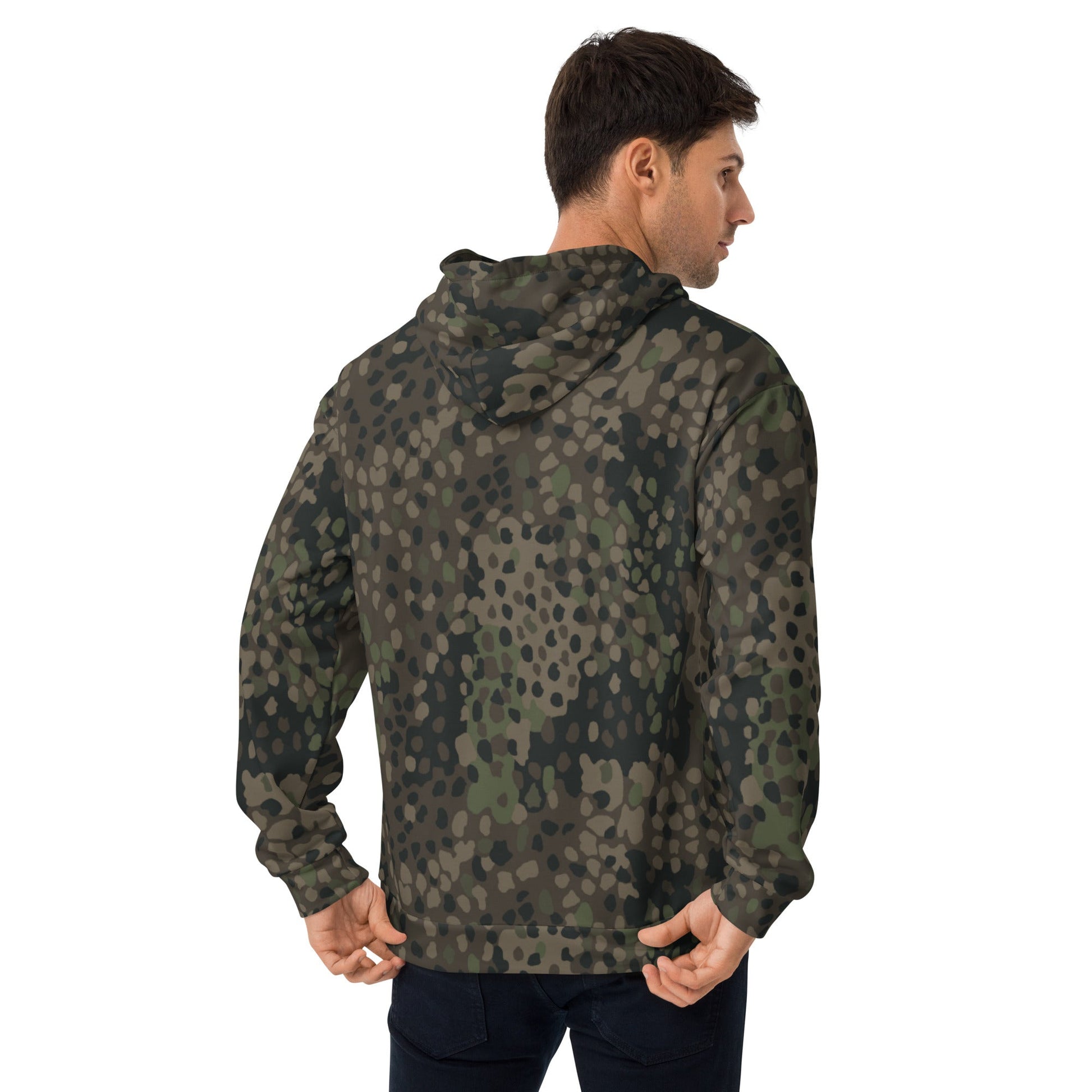 German Pea Dot Erbsenmuster Pattern 44 CAMO Unisex Hoodie - Hoodies