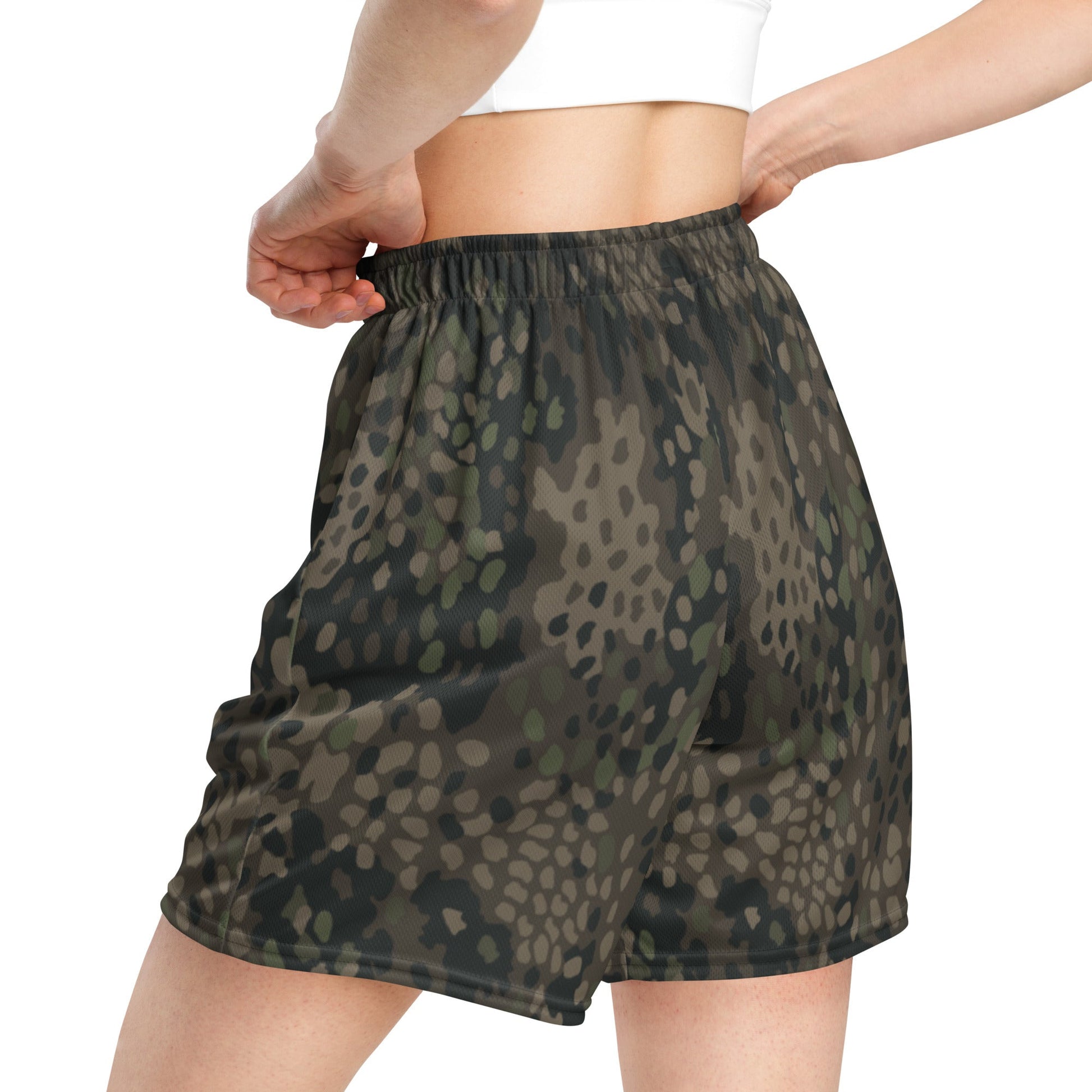 German Pea Dot Erbsenmuster Pattern 44 CAMO Unisex mesh shorts - Mesh Shorts
