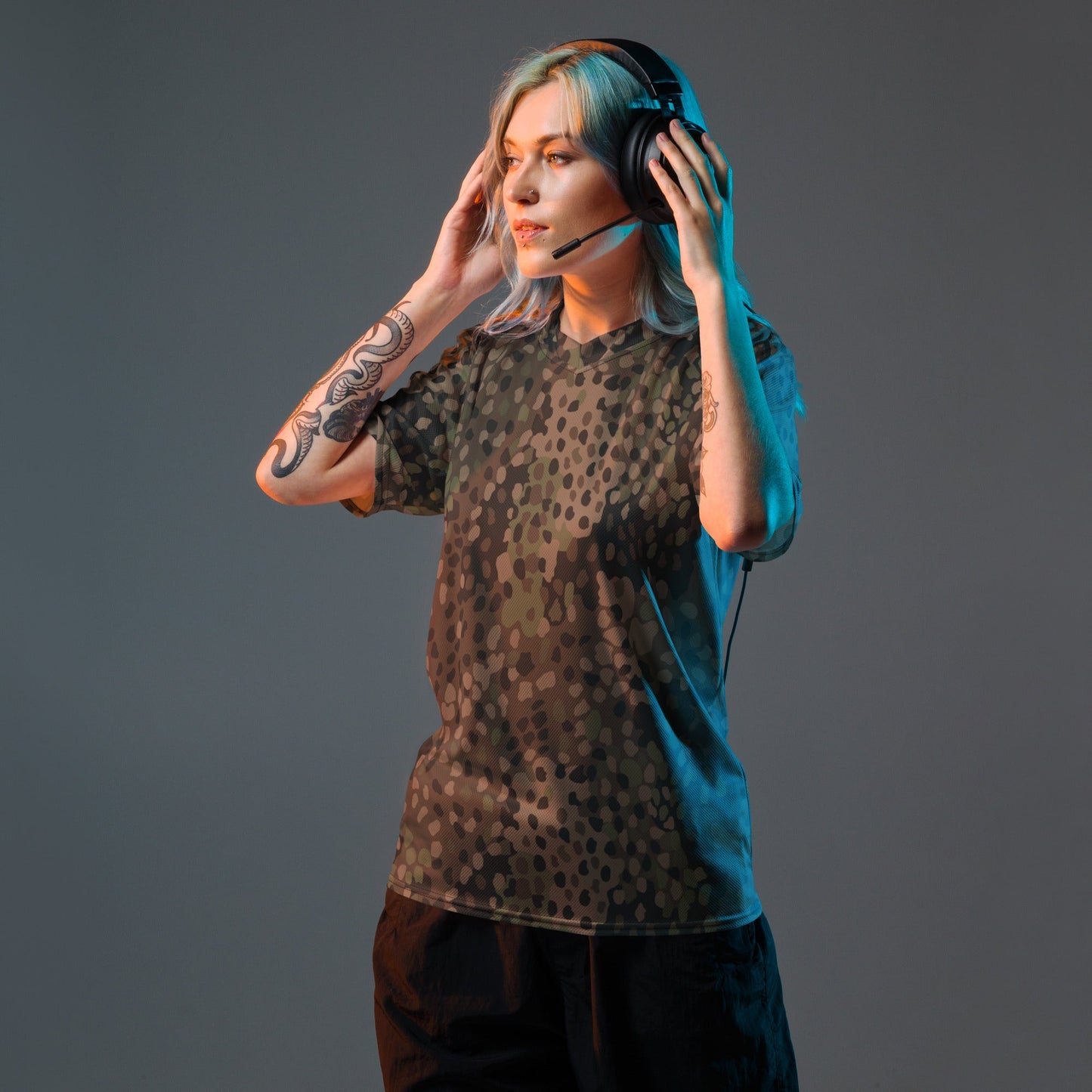 German Pea Dot Erbsenmuster Pattern 44 CAMO unisex sports jersey Sports Jerseys