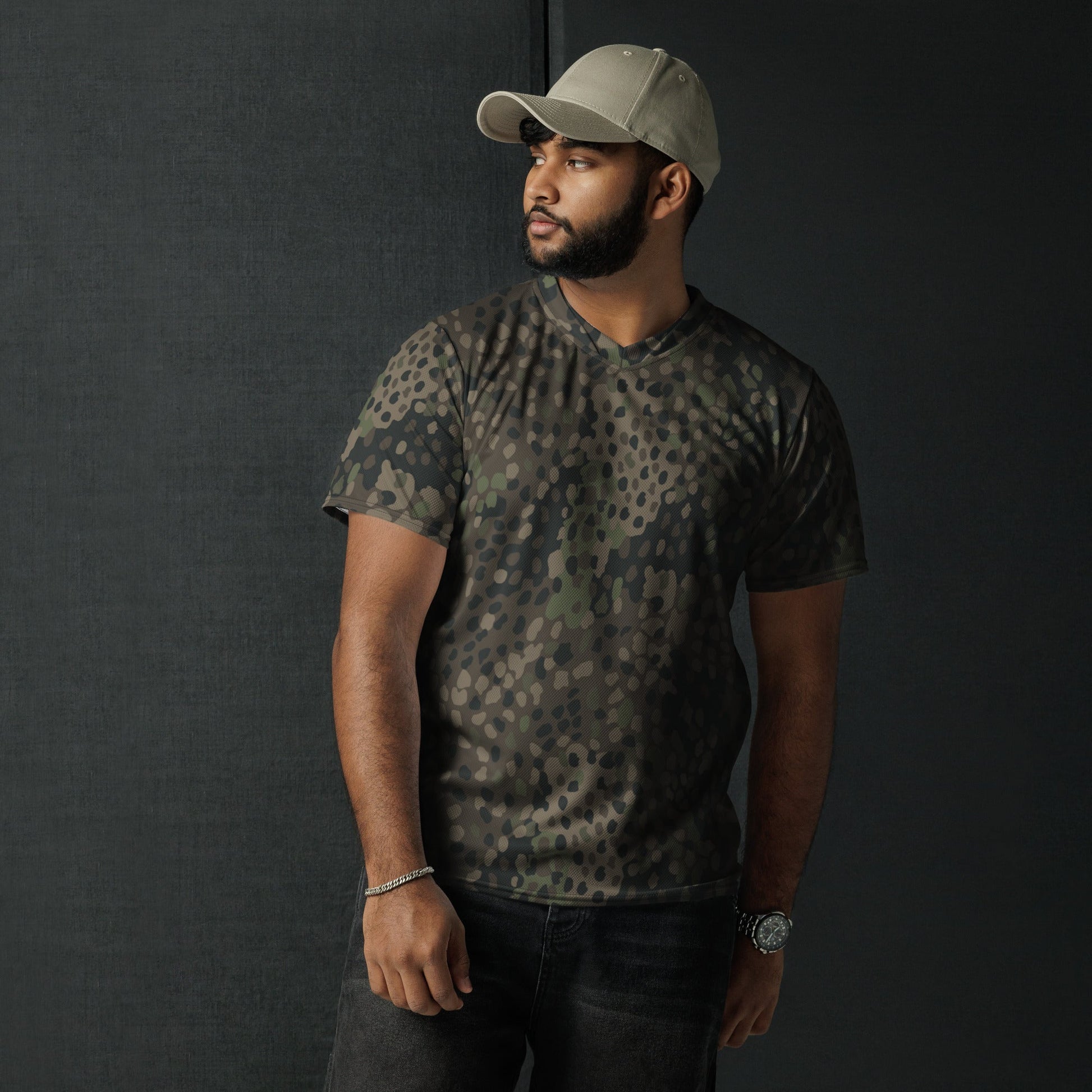 German Pea Dot Erbsenmuster Pattern 44 CAMO unisex sports jersey Sports Jerseys