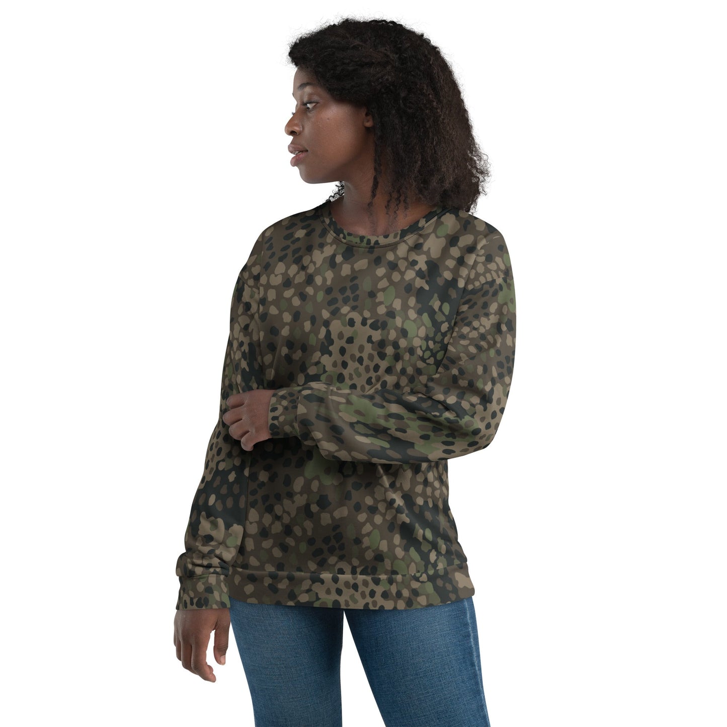German Pea Dot Erbsenmuster Pattern 44 CAMO Unisex Sweatshirt - Sweatshirts