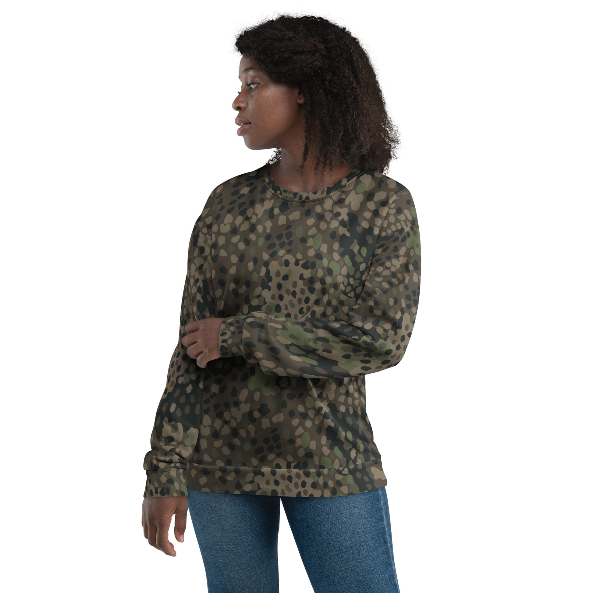 German Pea Dot Erbsenmuster Pattern 44 CAMO Unisex Sweatshirt - Sweatshirts