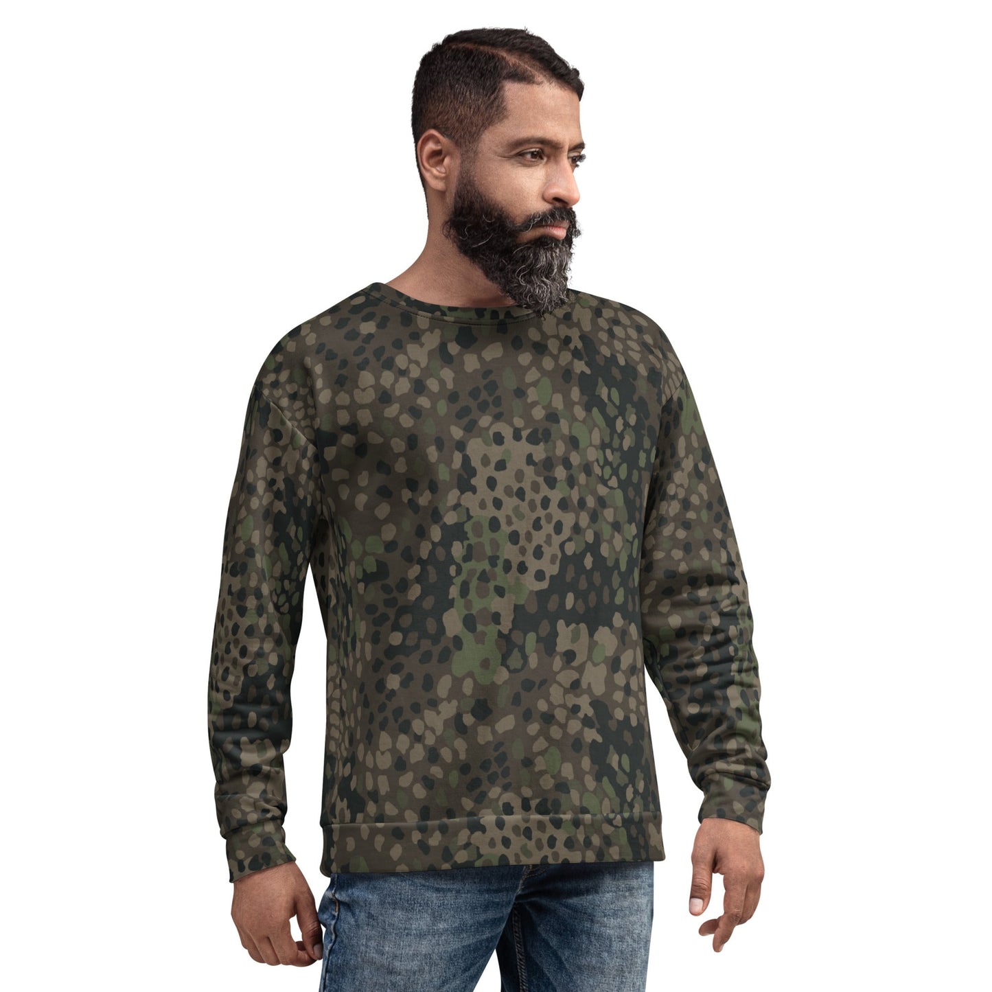 German Pea Dot Erbsenmuster Pattern 44 CAMO Unisex Sweatshirt - Sweatshirts