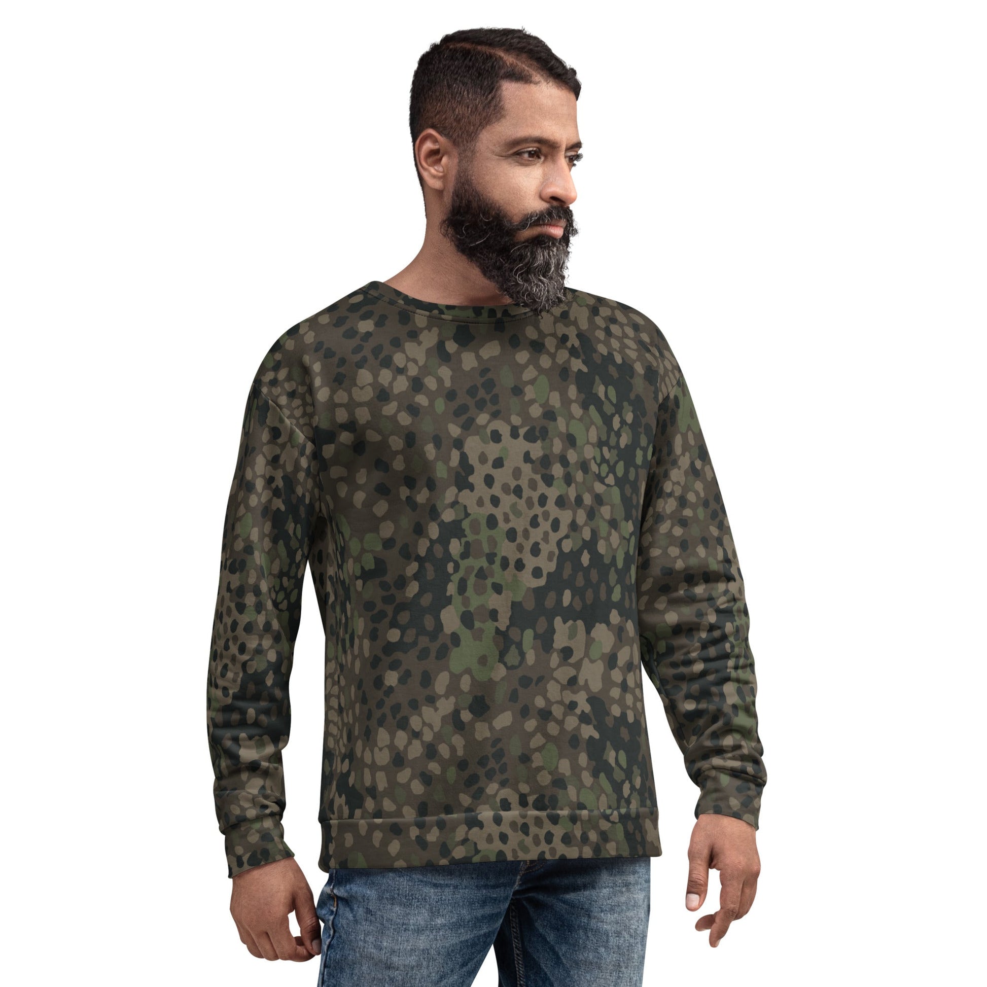 German Pea Dot Erbsenmuster Pattern 44 CAMO Unisex Sweatshirt - Sweatshirts
