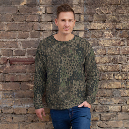 German Pea Dot Erbsenmuster Pattern 44 CAMO Unisex Sweatshirt - XS - Sweatshirts
