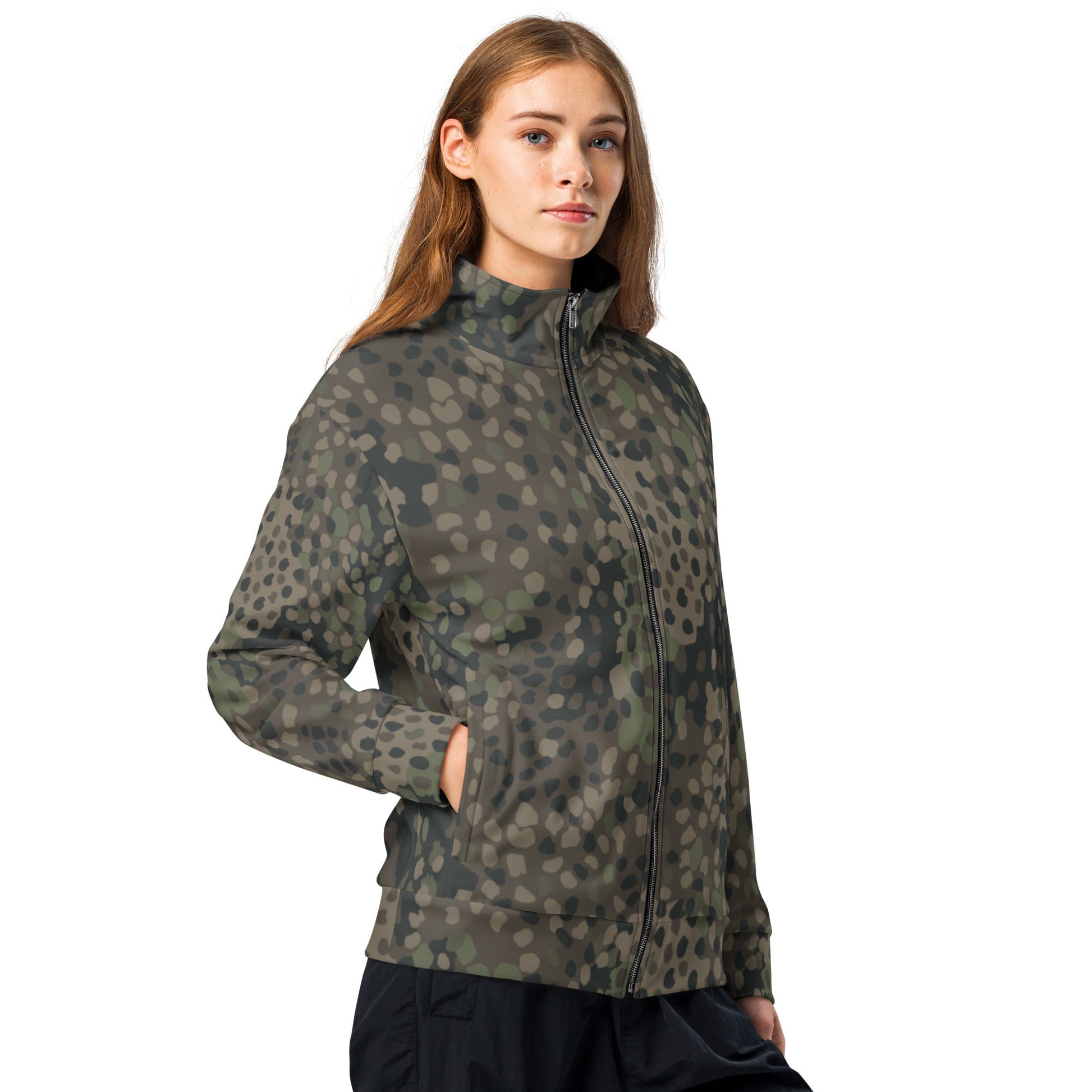 German Pea Dot Erbsenmuster Pattern 44 CAMO Unisex track jacket - Track Jackets