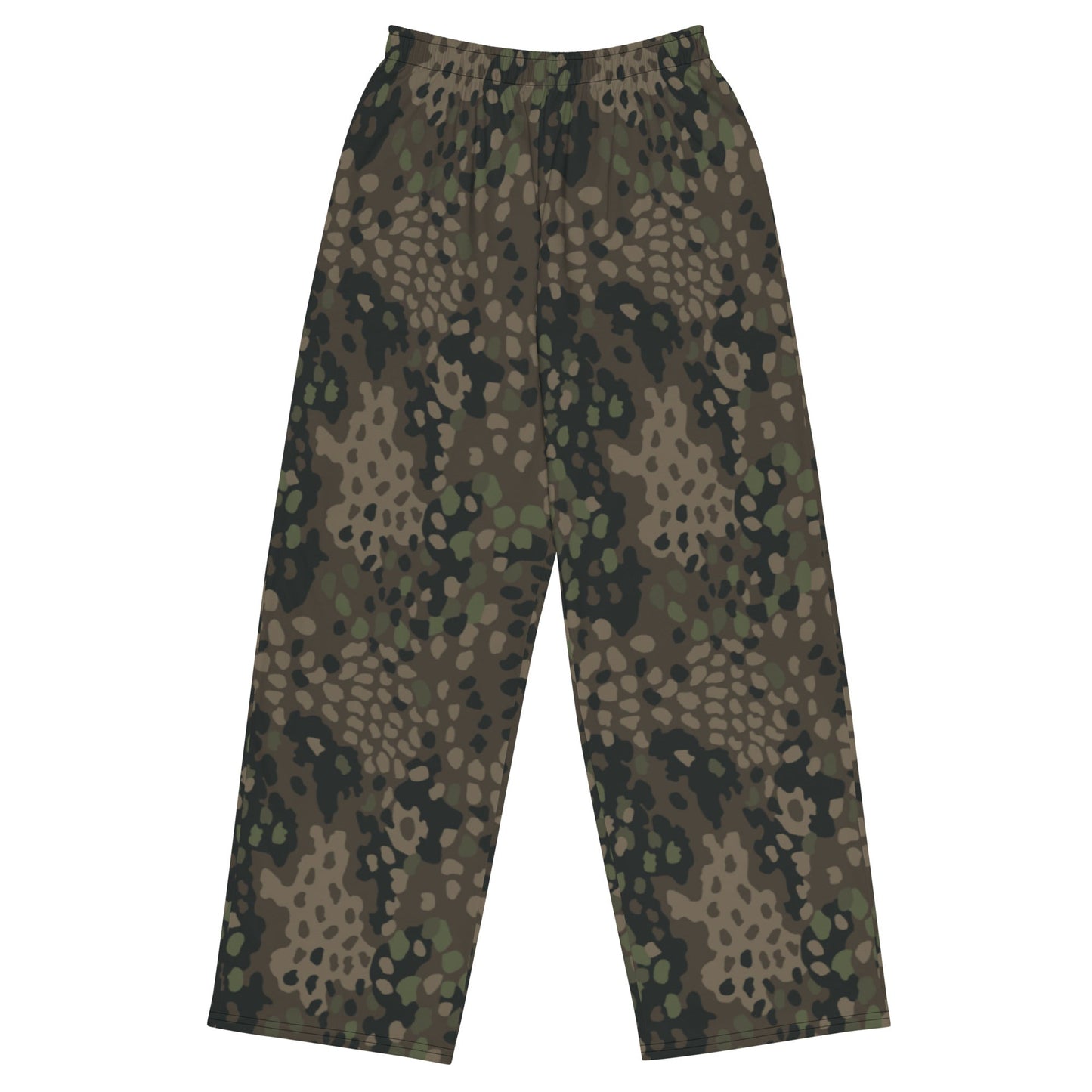 German Pea Dot Erbsenmuster Pattern 44 CAMO unisex wide leg pants 2XS Wide Pants