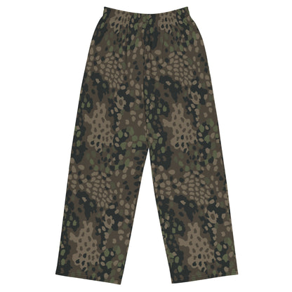 German Pea Dot Erbsenmuster Pattern 44 CAMO unisex wide leg pants 2XS Wide Pants