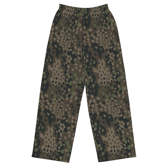 German Pea Dot Erbsenmuster Pattern 44 CAMO unisex wide leg pants 2XS Wide Pants
