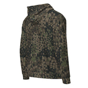 Pea Dot Erbsenmuster Pattern 44 CAMO Unisex Zip Hoodie