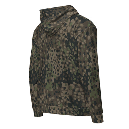 German Pea Dot Erbsenmuster Pattern 44 CAMO Unisex zip hoodie - Zip Hoodies