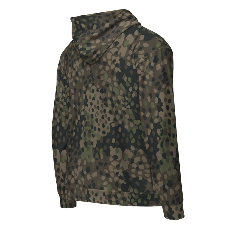 Pea Dot Erbsenmuster Pattern 44 CAMO Unisex Zip Hoodie