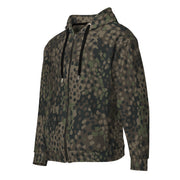 Pea Dot Erbsenmuster Pattern 44 CAMO Unisex Zip Hoodie