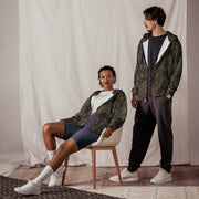 Pea Dot Erbsenmuster Pattern 44 CAMO Unisex Zip Hoodie