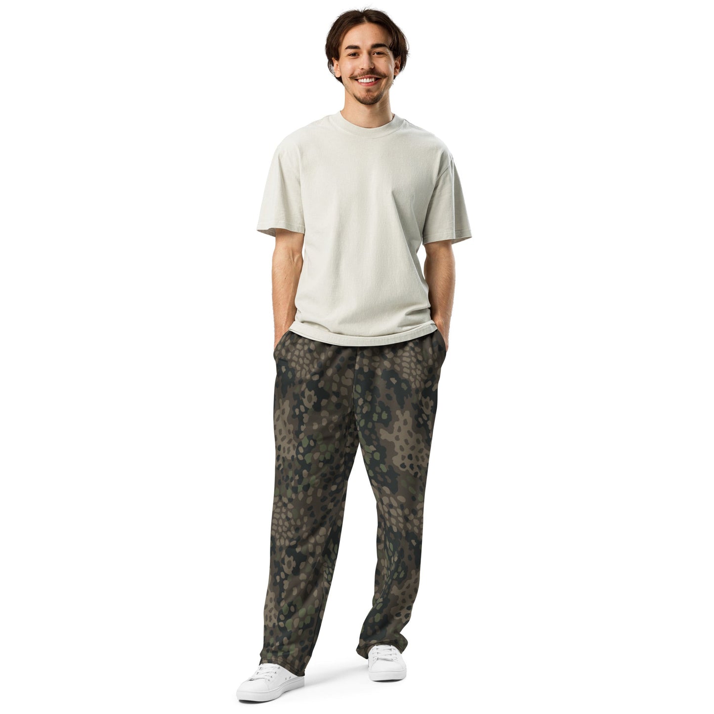 German Pea Dot Erbsenmuster Pattern 44 CAMO Wide-leg joggers - Joggers