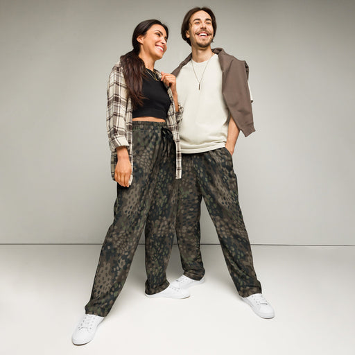 Pea Dot Erbsenmuster Pattern 44 CAMO Unisex Wide-Leg Joggers - 2XS