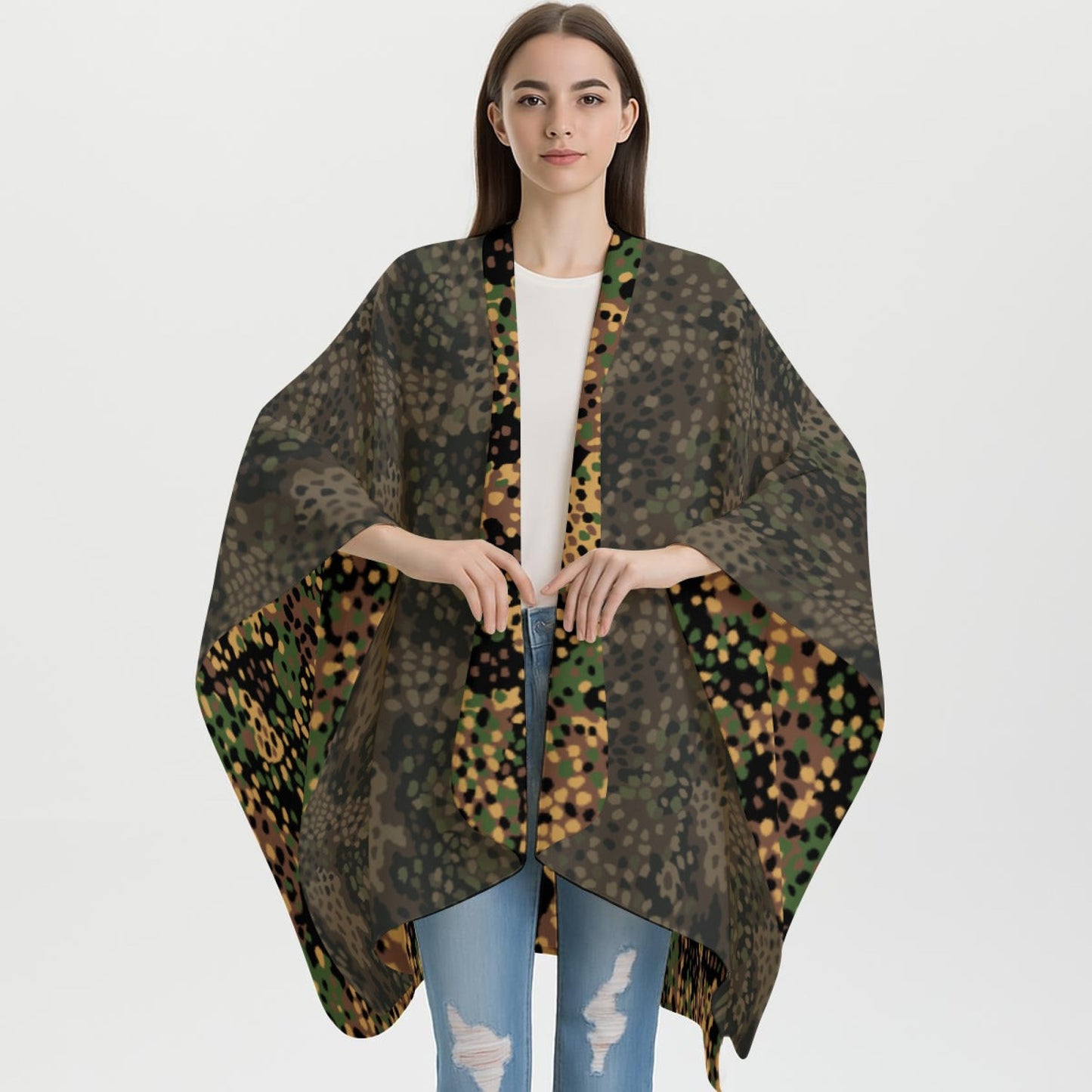 German Pea Dot Erbsenmuster CAMO Recon Wrap - M / White - Wraps