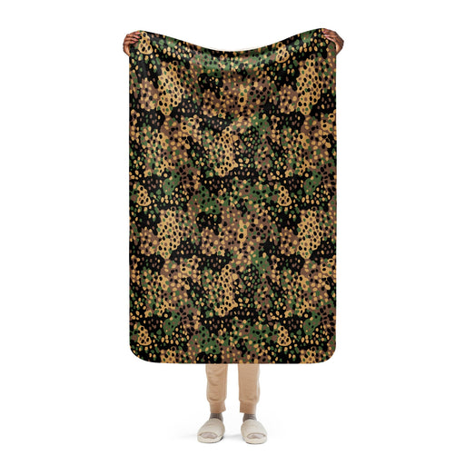 Pea Dot Erbsenmuster CAMO Sherpa Blanket - 37″×57″