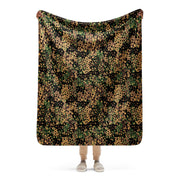 Pea Dot Erbsenmuster CAMO Sherpa Blanket - 50″×60″