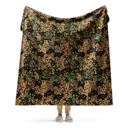 Pea Dot Erbsenmuster CAMO Sherpa Blanket - 60″×80″