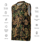 Pea Dot Erbsenmuster CAMO Unisex Basketball Jersey