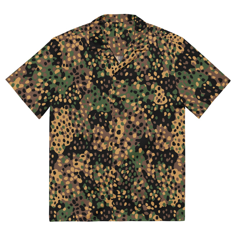 Pea Dot Erbsenmuster CAMO Unisex Short-Sleeve Button Shirt - 2XS - Button-Up