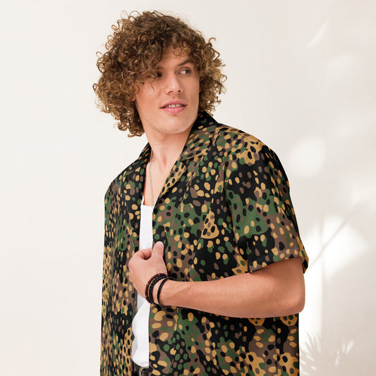 German Pea Dot Erbsenmuster CAMO Unisex button shirt Button Shirts