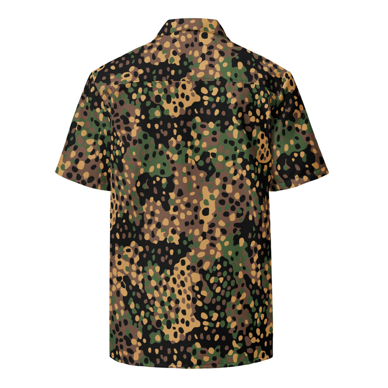 Pea Dot Erbsenmuster CAMO Unisex Short-Sleeve Button Shirt - Button-Up