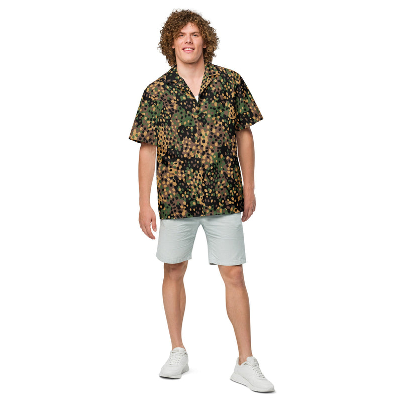 Pea Dot Erbsenmuster CAMO Unisex Short-Sleeve Button Shirt - Button-Up