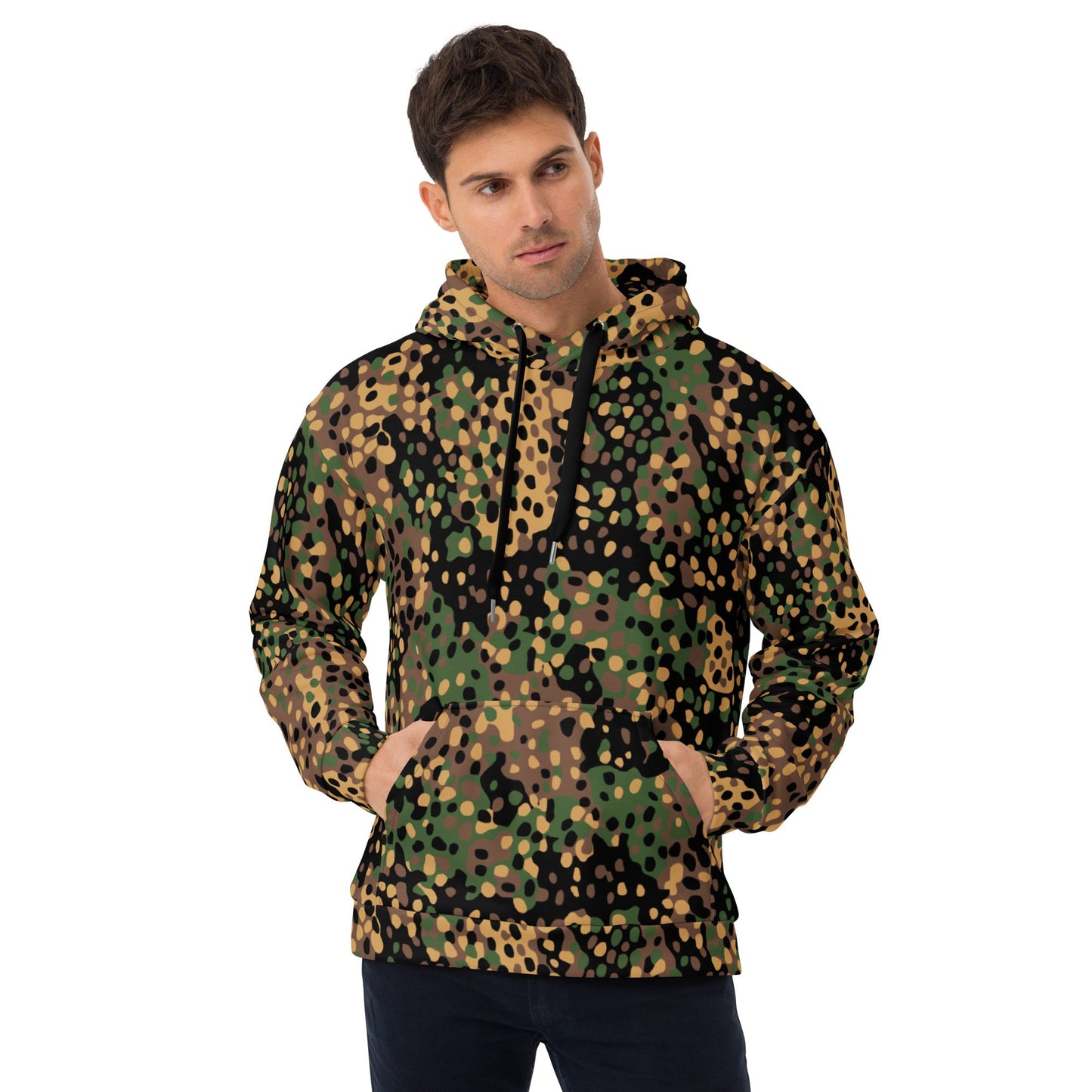 German Pea Dot Erbsenmuster CAMO Unisex Hoodie - 2XS - Hoodies