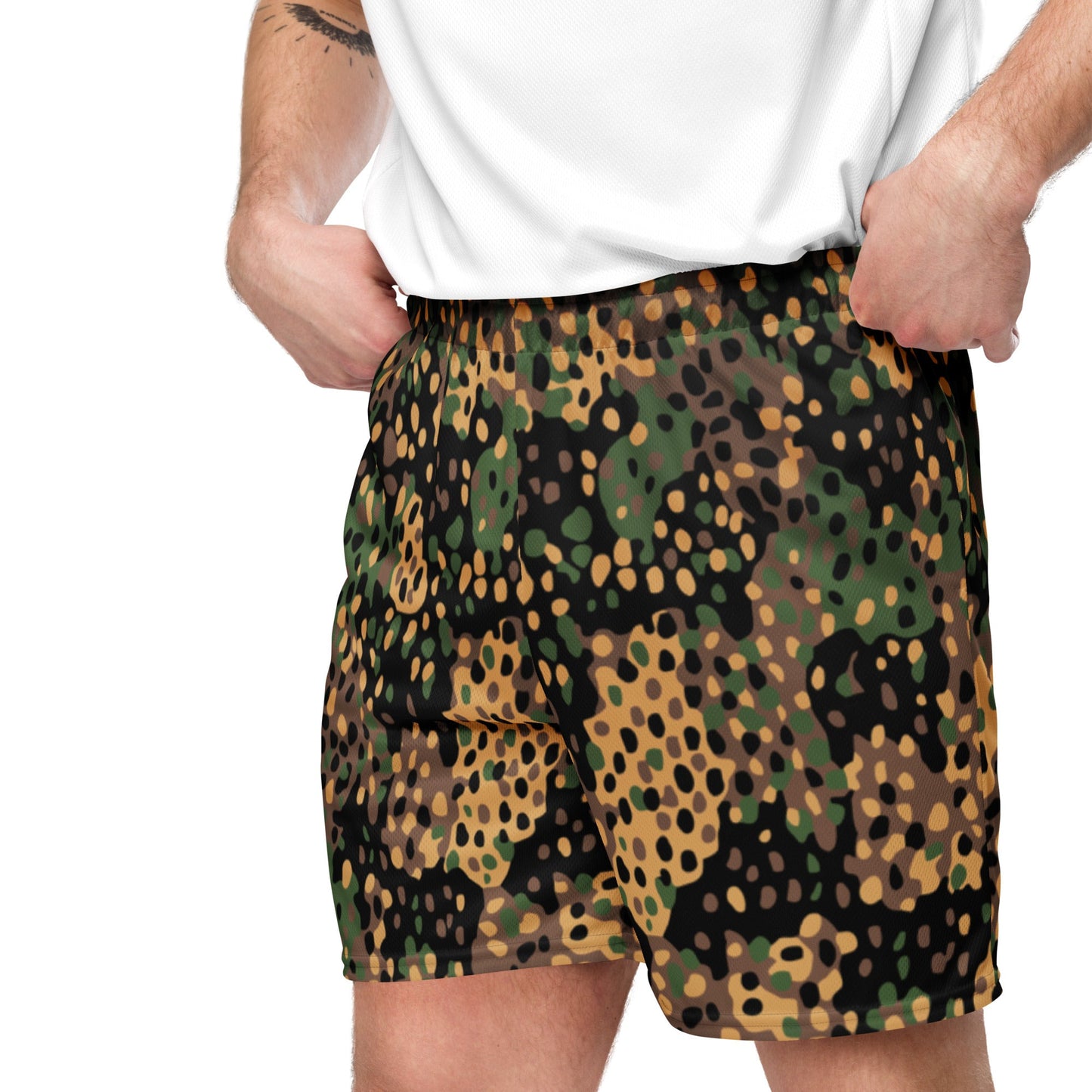 German Pea Dot Erbsenmuster CAMO Unisex mesh shorts - Mesh Shorts