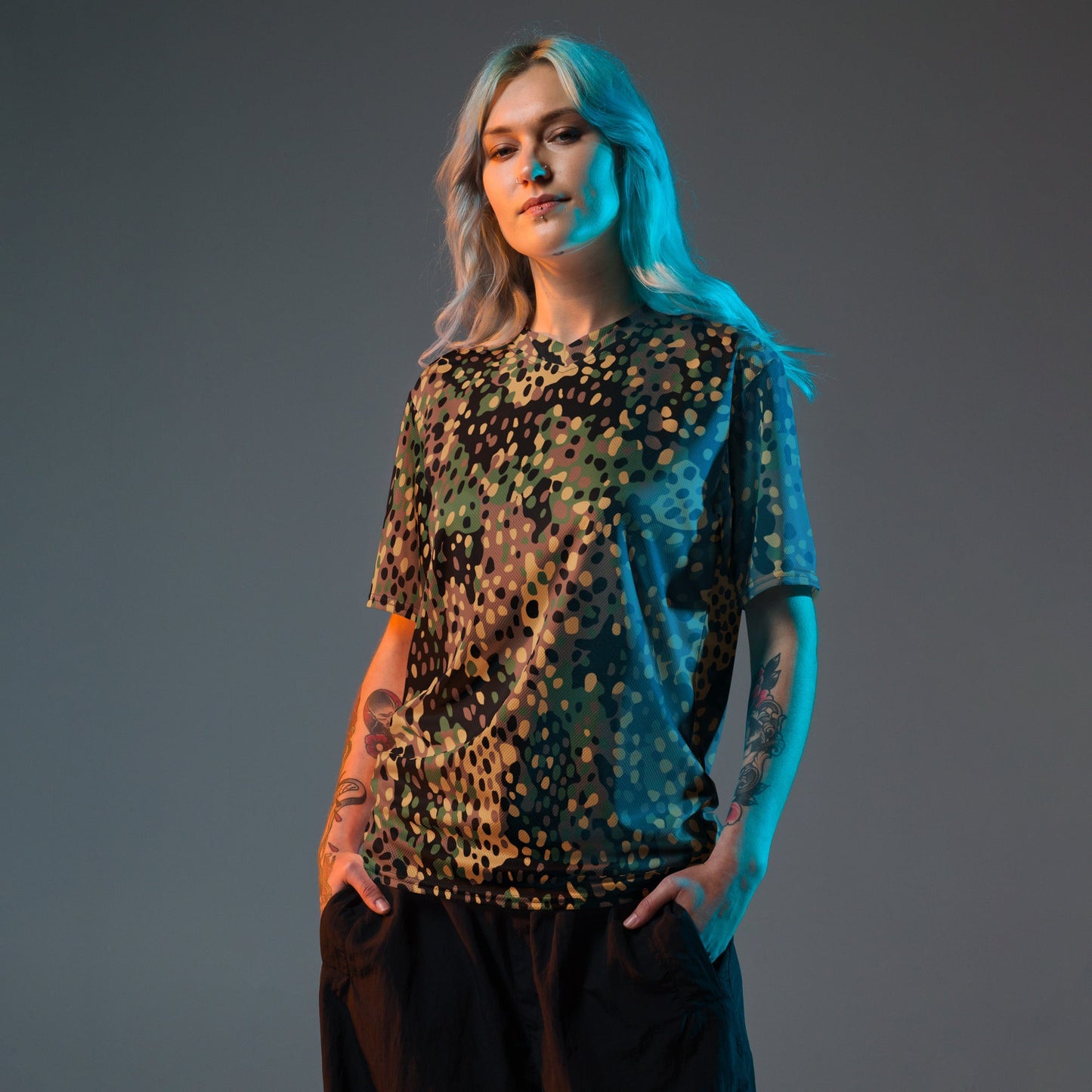 German Pea Dot Erbsenmuster CAMO unisex sports jersey Sports Jerseys