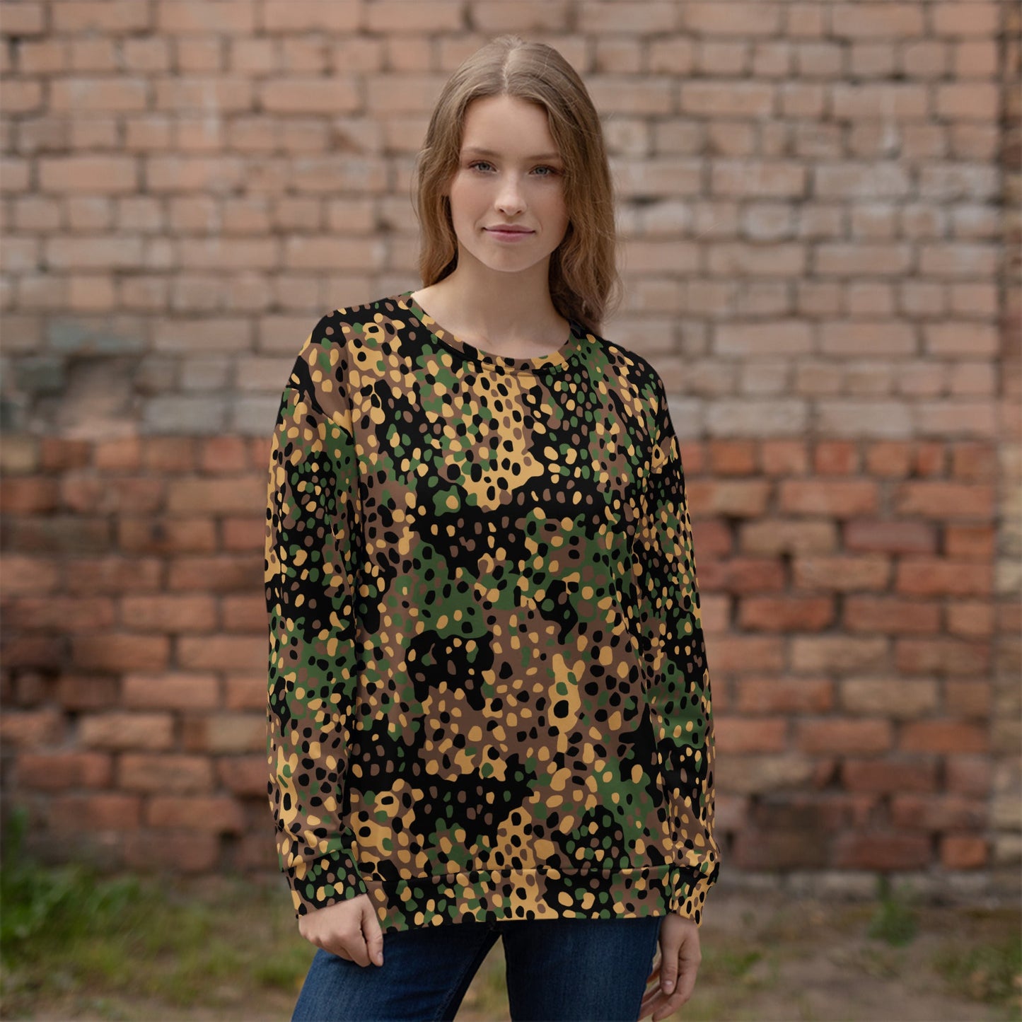 German Pea Dot Erbsenmuster CAMO Unisex Sweatshirt - Sweatshirts