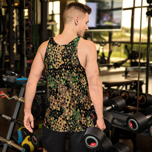 German Pea Dot Erbsenmuster CAMO Unisex Tank Top