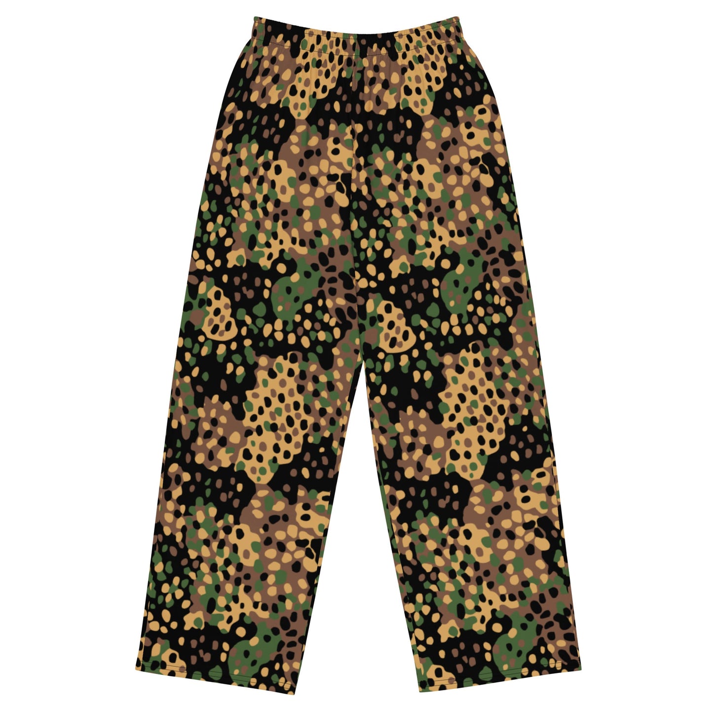 German Pea Dot Erbsenmuster CAMO unisex wide-leg pants - 2XS - Wide-leg Pants