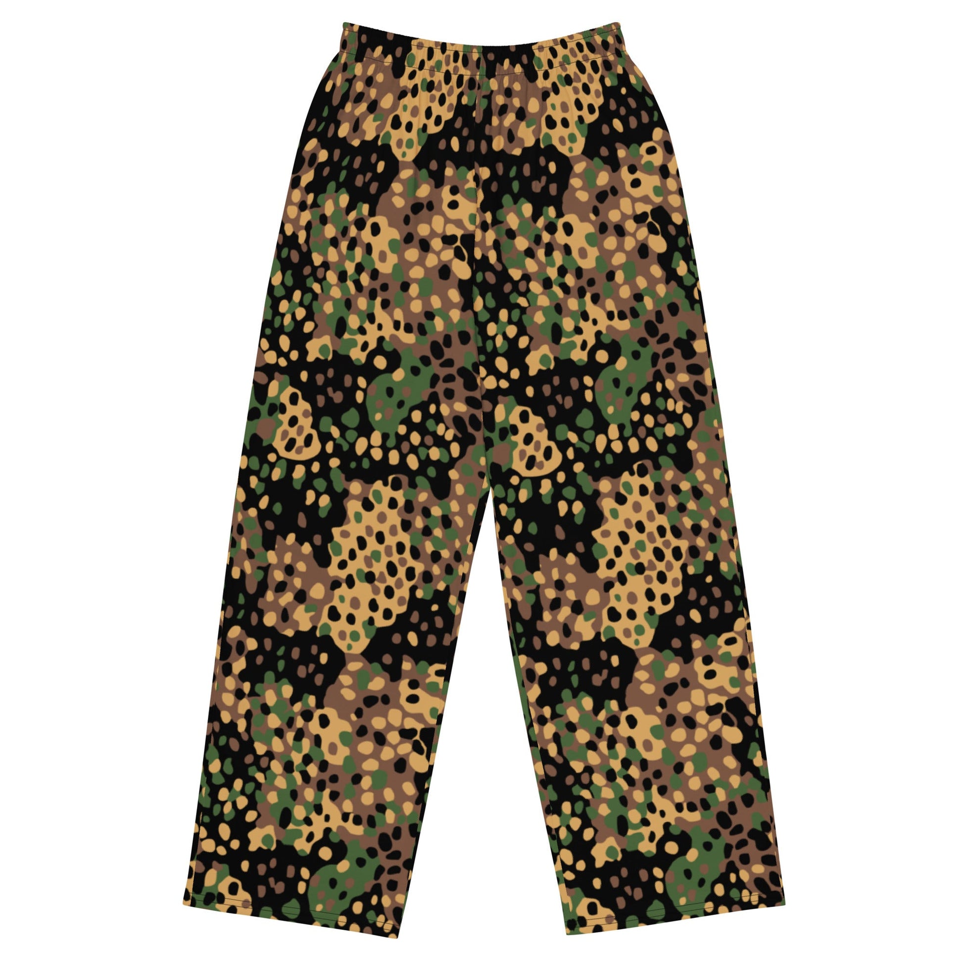 German Pea Dot Erbsenmuster CAMO unisex wide-leg pants - 2XS - Wide-leg Pants