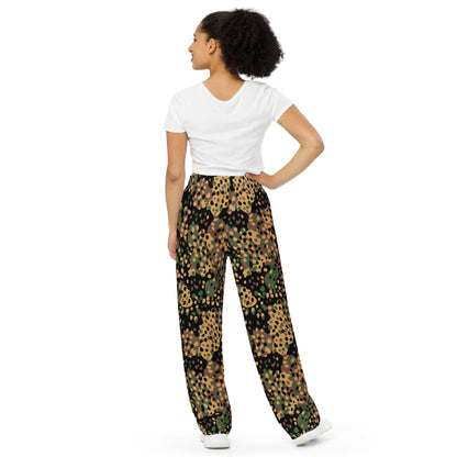 German Pea Dot Erbsenmuster CAMO unisex wide-leg pants - Wide-leg Pants