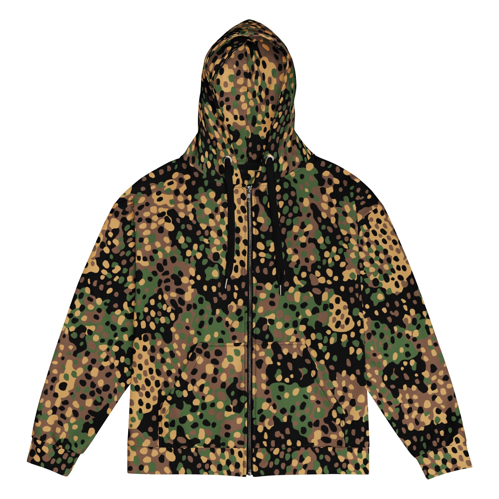 German Pea Dot Erbsenmuster CAMO Unisex zip hoodie 2XS Zip Hoodies