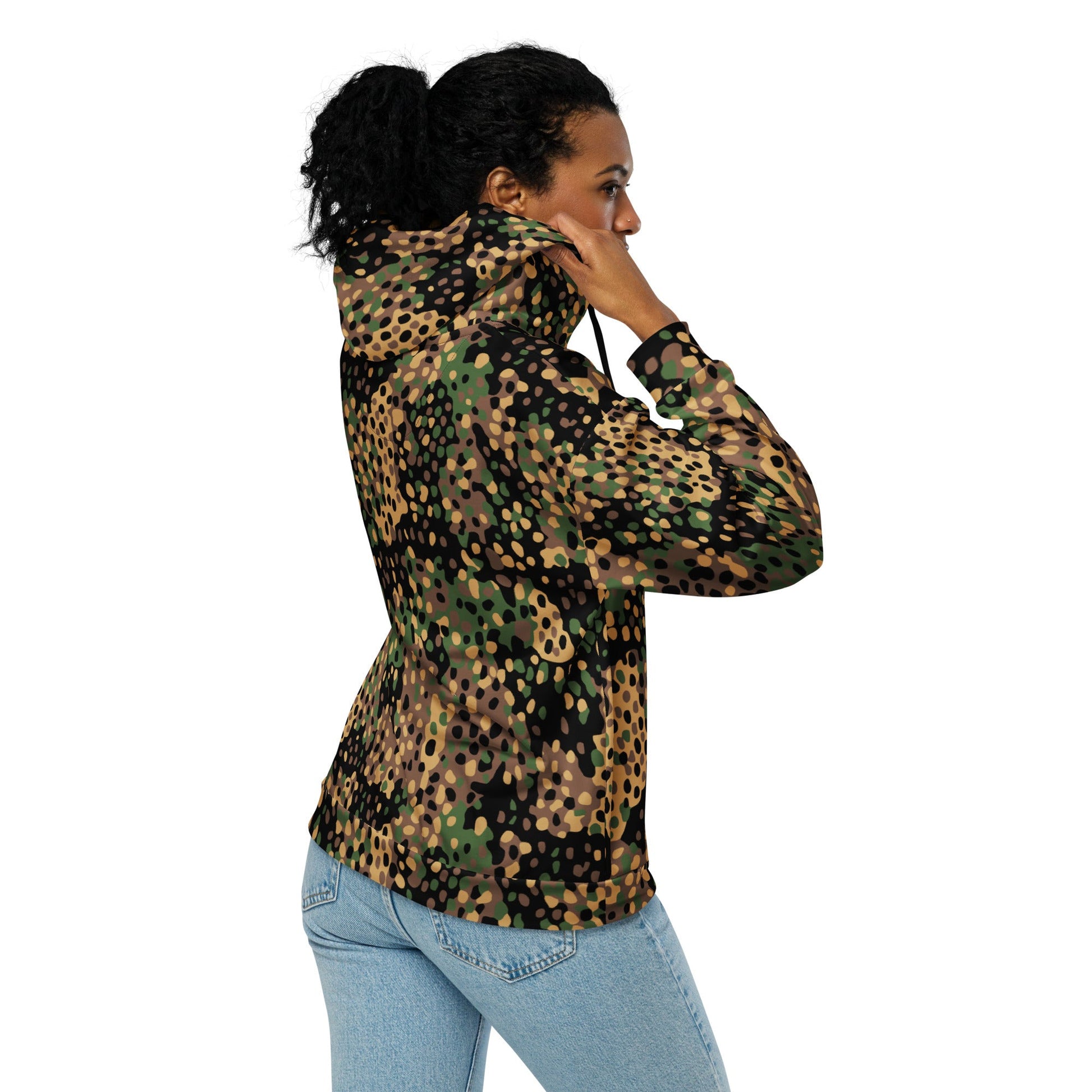 German Pea Dot Erbsenmuster CAMO Unisex zip hoodie Zip Hoodies