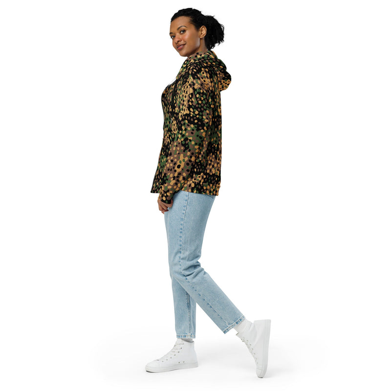 Pea Dot Erbsenmuster CAMO Unisex Zip Hoodie