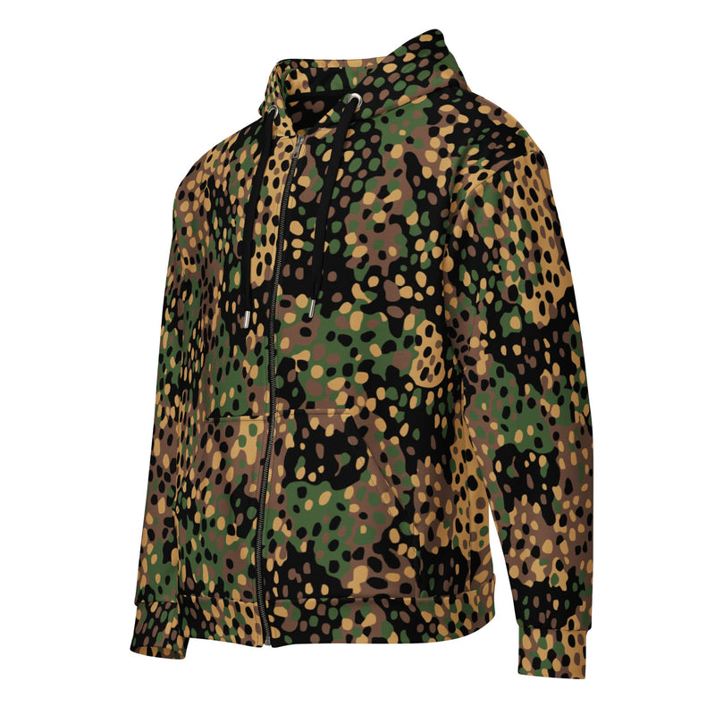 Pea Dot Erbsenmuster CAMO Unisex Zip Hoodie