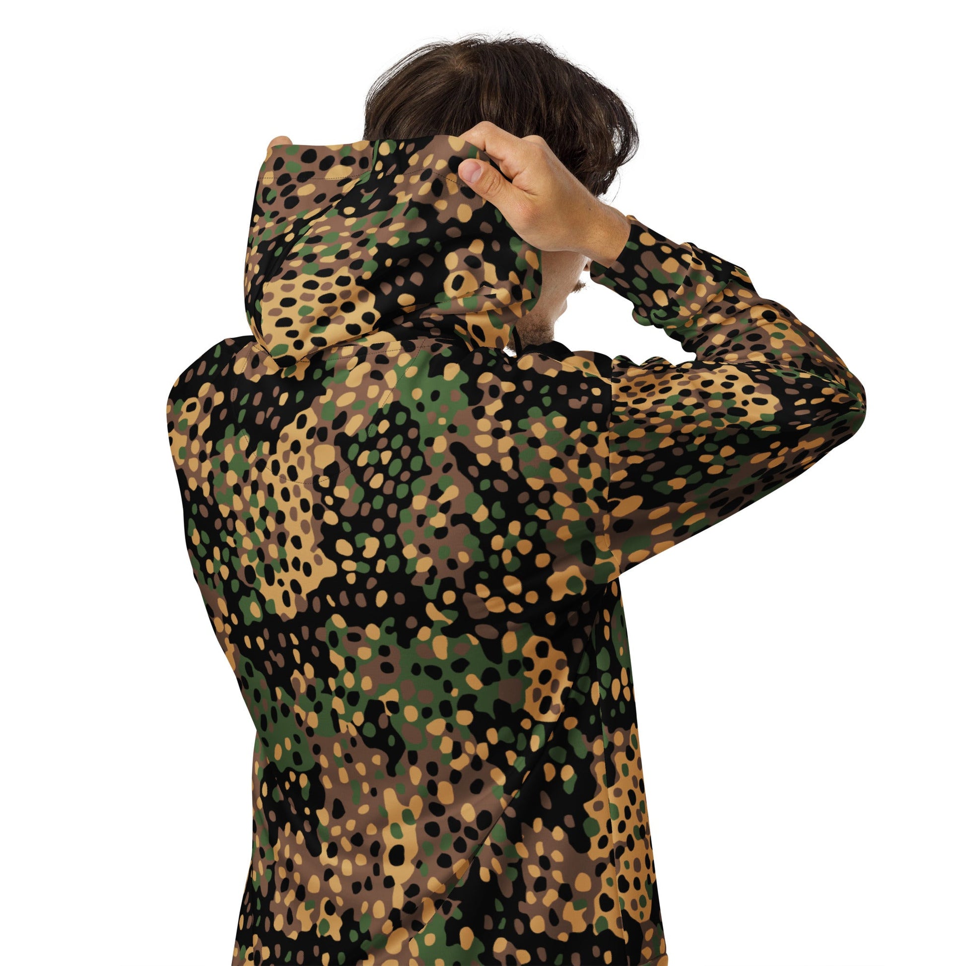German Pea Dot Erbsenmuster CAMO Unisex zip hoodie Zip Hoodies