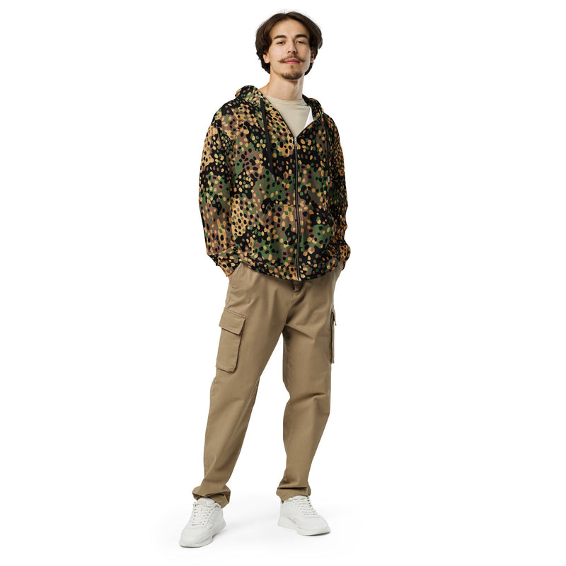 Pea Dot Erbsenmuster CAMO Unisex Zip Hoodie