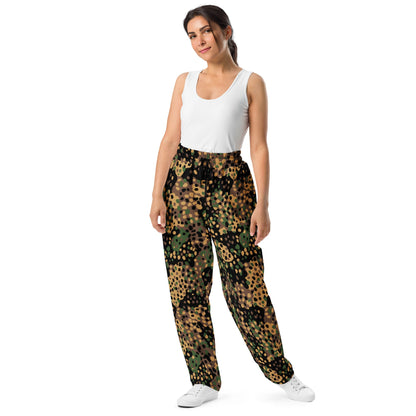 German Pea Dot Erbsenmuster CAMO Wide-leg joggers - Joggers